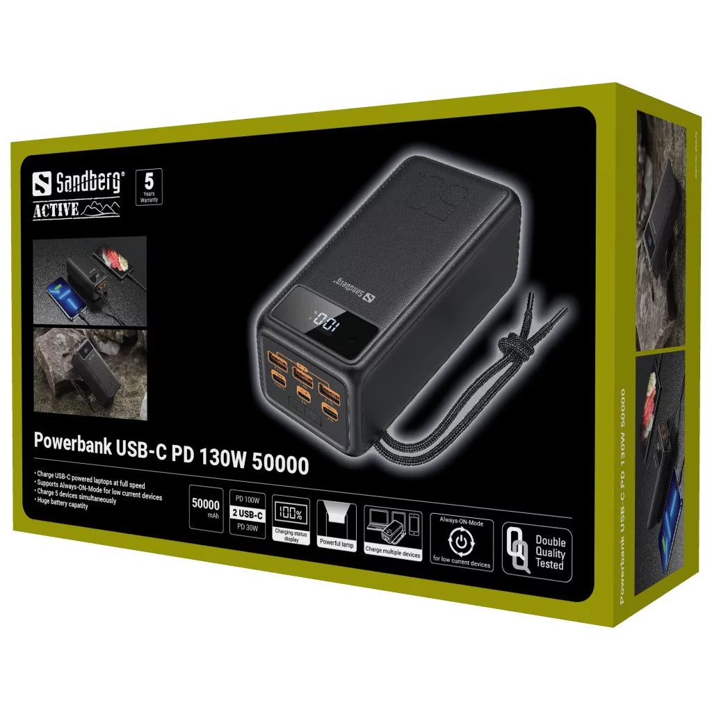 Powerbank 50000 mAh Sandberg