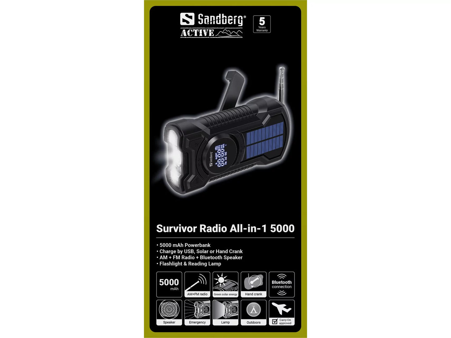 Sandberg Survivor Radio All-in-1 - 5000
