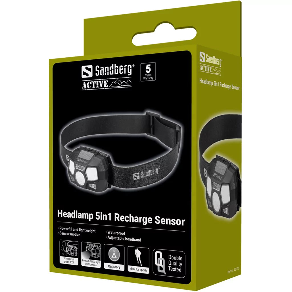 Stirnlampe 5in1 Recharge Sensor