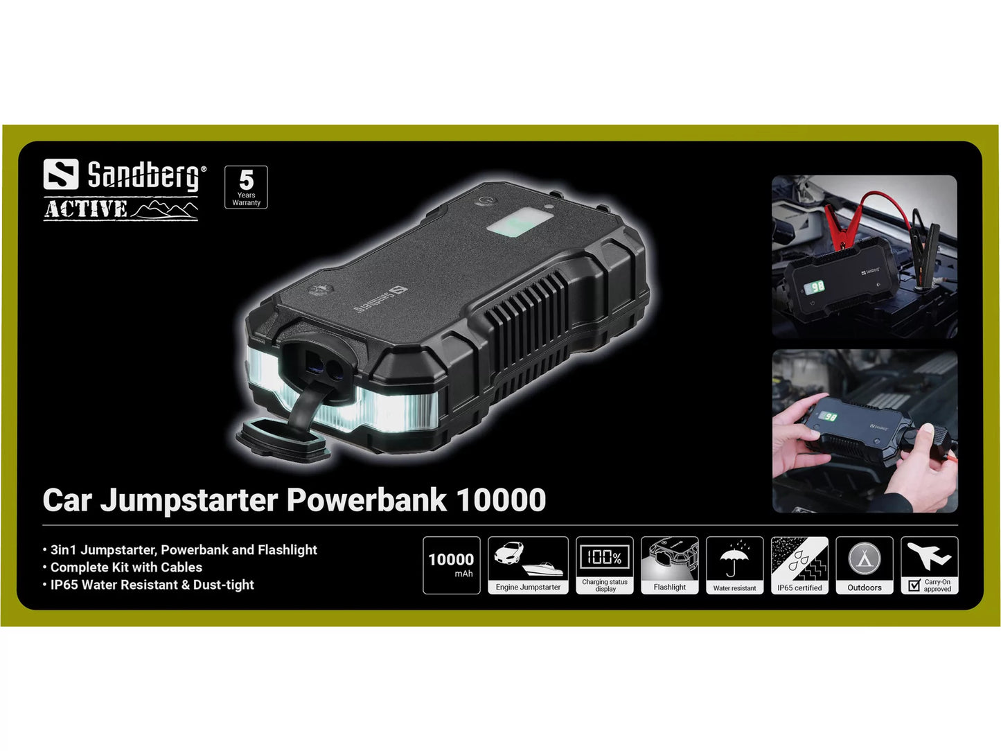 Car Jumpstarter Powerbank 10000